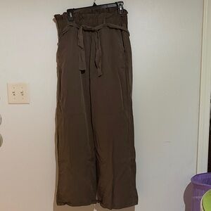 Thread & Supply Wide Leg Brown Pants
